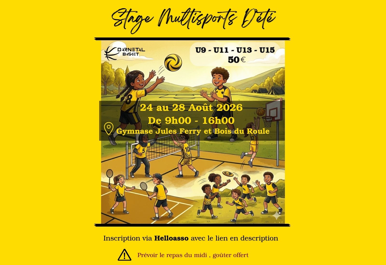 STAGE MULTISPORT D'ETE 2026